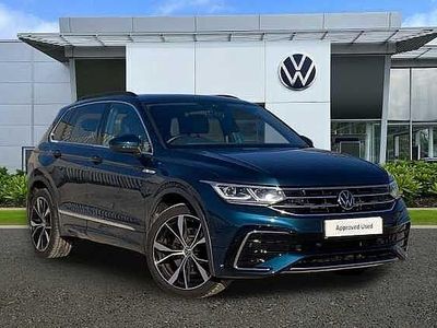 Used VW Tiguan R-line 190 HP (139 kW) 2022 Blue SUV