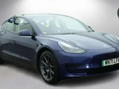 Used Tesla Model 3 Standard Range 208 kW (283 HP) 2021 Blue Sedan