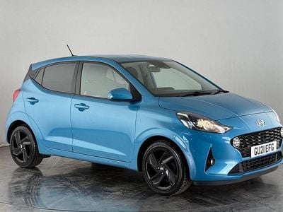 Turquoise Used 2021 Hyundai i10 Premium Hatchback | £12,450 (Fair price)