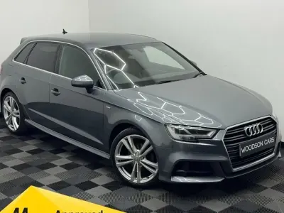 Używany Audi A3 S-Line 116 KM (85 kW) 2020 Szary Sedan/Limuzyna