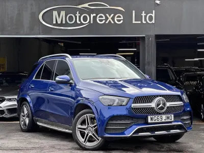 Usado Mercedes GLE300 AMG line 2019 Azul Carrinha