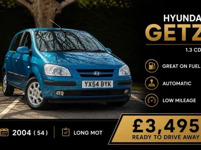 Used Hyundai Getz 82 HP (60 kW) 2004 Blue Hatchback