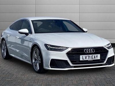 Used Audi A7 S-Line 204 HP (150 kW) 2021 White Sedan