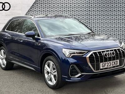 Used Audi Q3 S-Line 150 HP (110 kW) 2023 Blue SUV