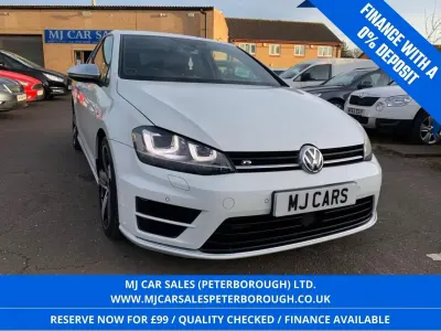 Used VW Golf VII R 2014 White Hatchback