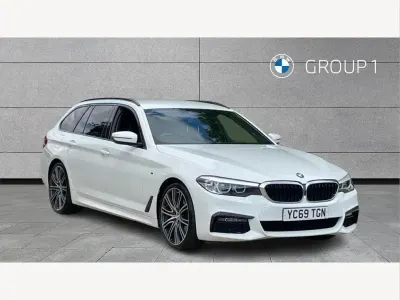 Used BMW 530 M Sport 265 HP (194 kW) 2019 White Estate