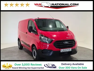 Used Ford Transit Custom 130 HP (95 kW) 2022 Red Van