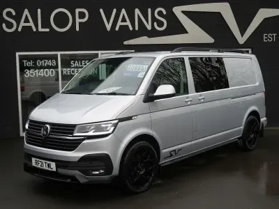Used VW T6.1 Highline 150 HP (110 kW) 2021 Silver Van