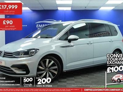 Used VW Touran R-line 190 HP (139 kW) 2018 Silver MPV