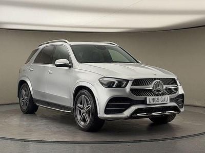 Used Mercedes GLE350 AMG line 2019 Iridiumsilver, metallic paint SUV