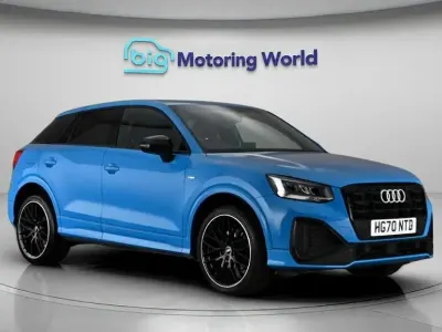 Used Audi Q2 Black Edition 150 HP (110 kW) 2021 Blue SUV
