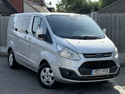 Used Ford Transit Custom Limited 130 HP (95 kW) 2017 Silver Van