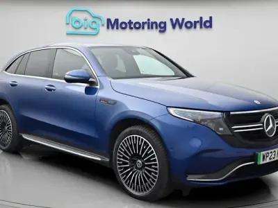 Used Mercedes EQC400 AMG line 300 kW (408 HP) 2023 Blue SUV
