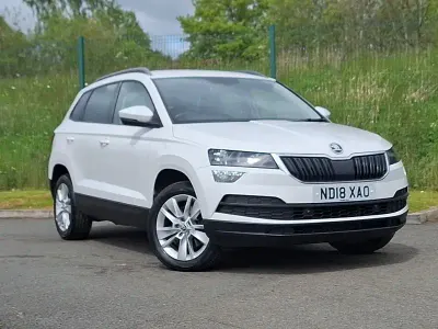 Second-hand Skoda Karoq SE Technology 150 CP (110 kW) 2018 Alb SUV