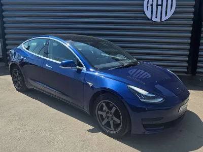 Used Tesla Model 3 Standard Range 366 kW (498 HP) 2019 Blue Sedan
