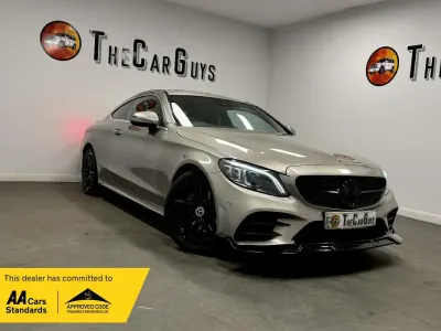 Used Mercedes C200 AMG line 184 HP (135 kW) 2020 Silver Coupe