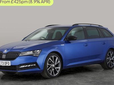 Used Skoda Superb SportlinePlus 150 HP (110 kW) 2023 Blue Estate