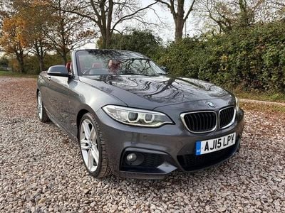 Grey Used 2015 BMW 220 M Sport Cabriolet | £9,900 (Fair price)
