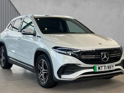 White Used 2021 Mercedes EQA350 AMG line SUV | £20,980 (Fair price)