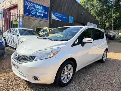Used Nissan Note Acenta Premium 90 HP (66 kW) 2014 White Hatchback