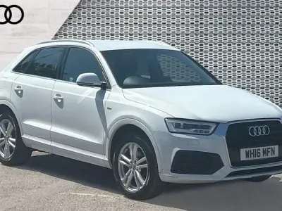 Used Audi Q3 S-Line 150 HP (110 kW) 2016 White SUV