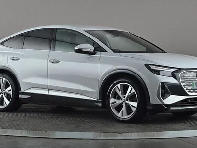 Used Audi Q4 e-tron S-Line 150 kW (204 HP) 2023 White SUV