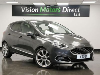 Usado Ford Fiesta Vignale 100 HP (73 kW) 2018 Cinzento Citadino