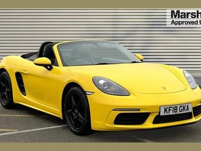 Yellow Used 2018 Porsche Boxster Cabriolet | £30,250 (Super price)