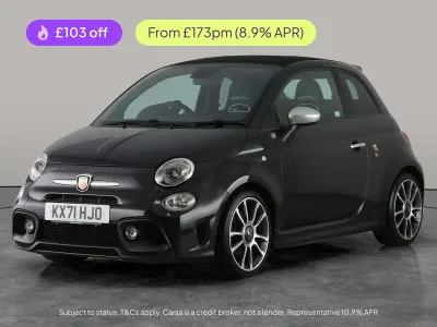 Used Abarth 595 Turismo 165 HP (121 kW) 2021 Black Cabriolet