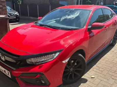 Used Honda Civic Sport 2019 Red Hatchback