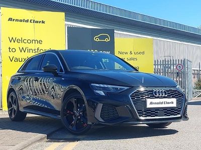 Używany Audi A3 S-Line 110 KM (80 kW) 2023 Czarny Sedan/Limuzyna