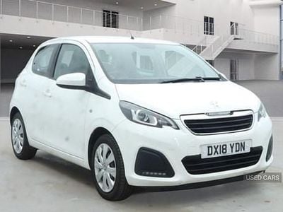 Used Peugeot 108 Active 2018 White Hatchback