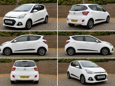 Used Hyundai i10 Premium 87 HP (63 kW) 2015 White Hatchback