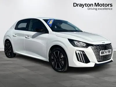 Used Peugeot 208 Allure 100 HP (73 kW) 2024 White Hatchback
