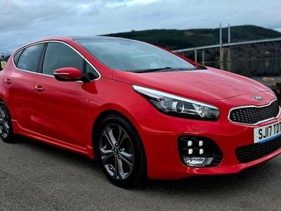 Used Kia Ceed GT-Line S 134 HP (98 kW) 2017 Red Hatchback