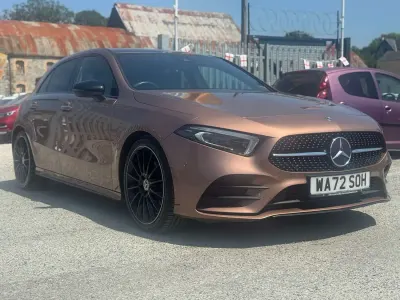 Used Mercedes A200 AMG Line Premium Plus 2022 Gold Hatchback
