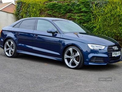 Used Audi A3 S-Line 150 HP (110 kW) 2016 Blue Sedan