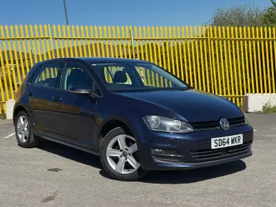 Used VW Golf VII Match 105 HP (77 kW) 2014 Blue Hatchback