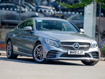 Used Mercedes C200 AMG Line Premium 184 HP (135 kW) 2019 Grey Coupe