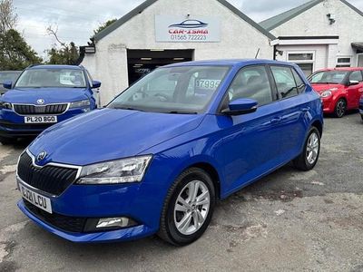 Used Skoda Fabia SE 60 HP (44 kW) 2021 Blue Hatchback
