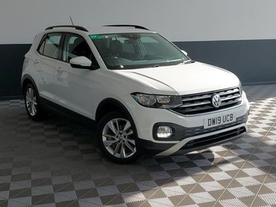 Used VW T-Cross SE 115 HP (84 kW) 2019 White SUV