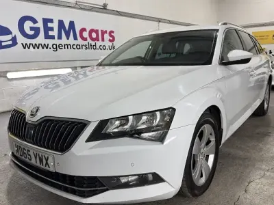 Used Skoda Superb Business Line 150 HP (110 kW) 2016 White Estate