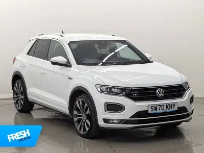 Used VW T-Roc R-line 150 HP (110 kW) 2021 White SUV
