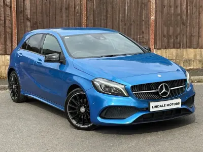 Used Mercedes A200 AMG line 2016 Blue Hatchback