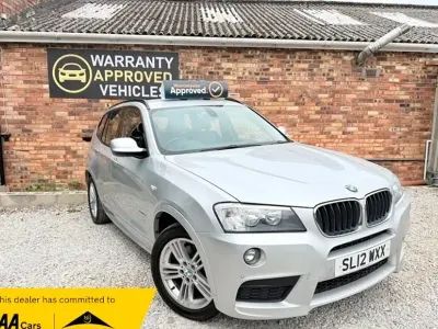 Used BMW X3 M Sport 184 HP (135 kW) 2012 Silver SUV