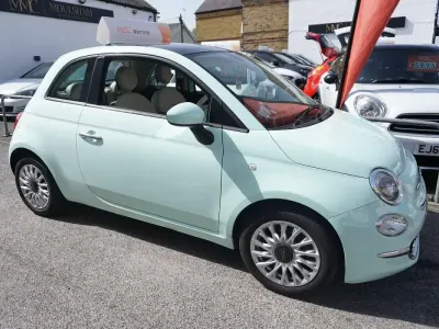 Used Fiat 500 Lounge 69 HP (50 kW) 2016 Green Hatchback