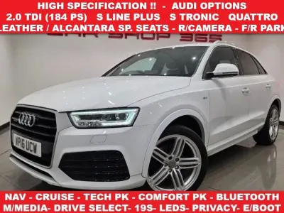 Used Audi Q3 S-line plus 184 HP (135 kW) 2016 White SUV