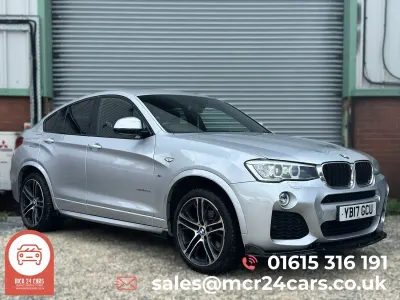 Used BMW X4 M Sport 190 HP (139 kW) 2017 Silver SUV