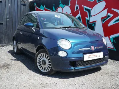Used Fiat 500 Lounge 69 HP (50 kW) 2013 Blue Hatchback