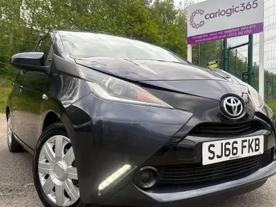 Used Toyota Aygo X-play 69 HP (50 kW) 2016 Blue Hatchback